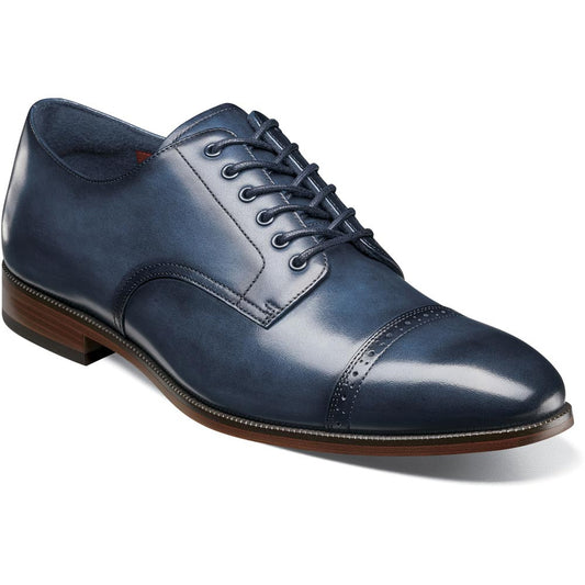 Stacy Adams William Cap Toe Oxford in Navy