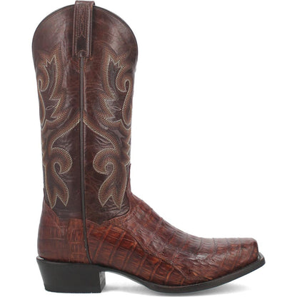 Dan Post Men’s Bayou Genuine Caiman 13” Square Toe Brass Cowboy Boot