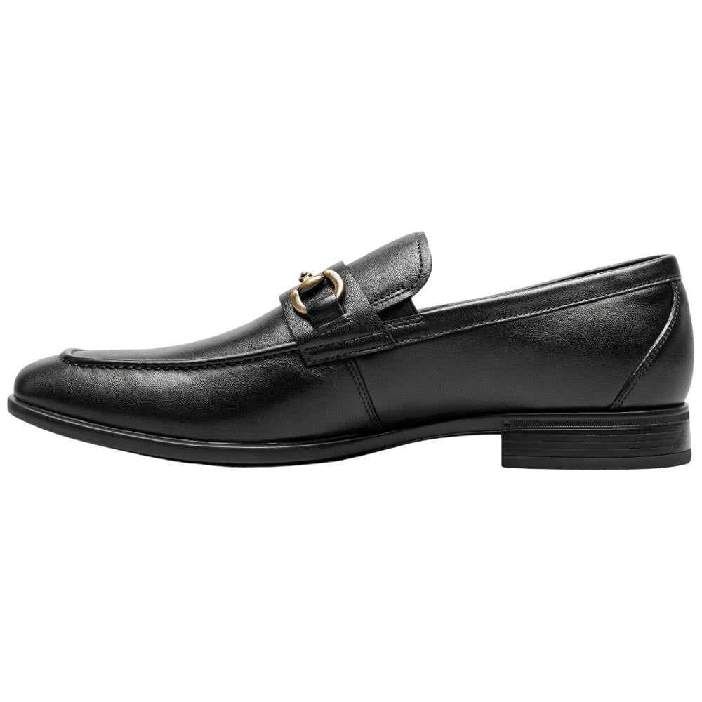 Florsheim Zaffiro Black Moc Toe Bit Loafer II for Men