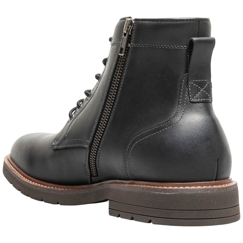 Florsheim Redford Black Crazy Horse Men's Plain Toe Lace Up Boot