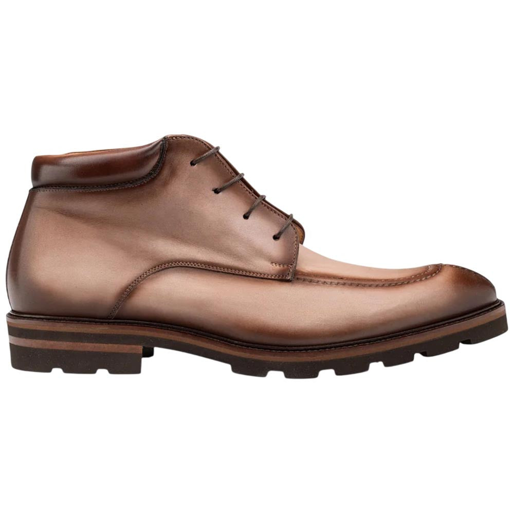 Mezlan Boreall Taupe Chukka Boot - Hand-Burnished Calfskin, Handmade in Spain