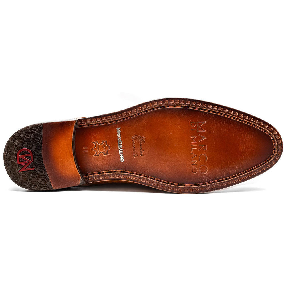 John Brandy Men’s Woven calfskin Genuine Caiman Crocodile Cap Toe Oxford | Marco Di Milano
