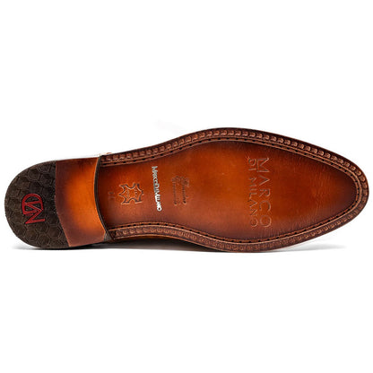 John Woven calfskin Genuine Caiman Crocodile Cap Toe Oxford | Marco Di Milano