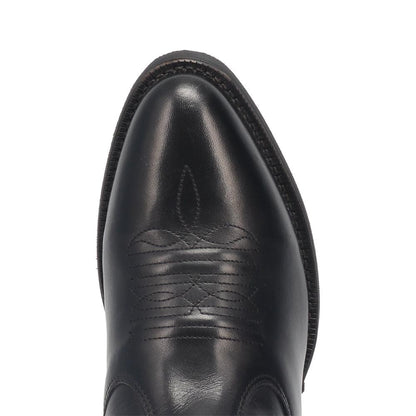 Laredo Fletcher Black Leather Round Toe Inside Zipper Dress Boots (USA Men Size)