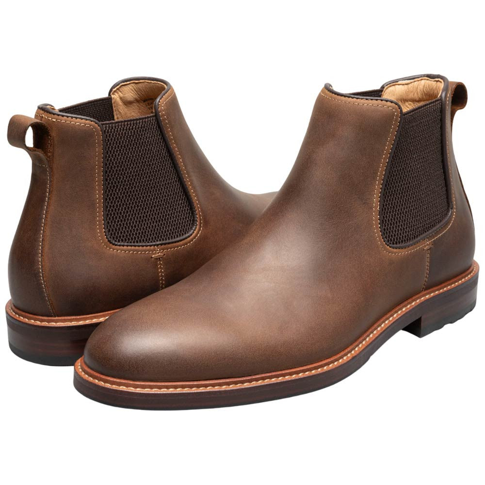 Florsheim Anthem Plain Toe Brown Leather Chelsea Boot for Men