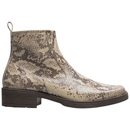 Stacy Adams Shea Plain Toe Side Zip Boot - Natural