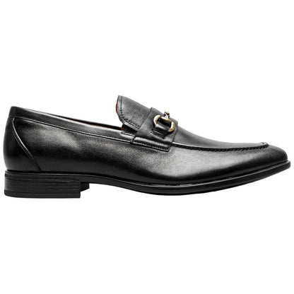 Florsheim Zaffiro Black Moc Toe Bit Loafer II for Men