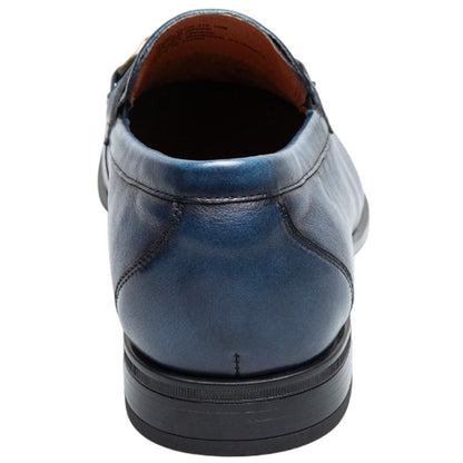 Florsheim Zaffiro Navy Moc Toe Bit Loafer II for Men