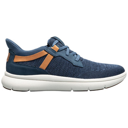Florsheim Fleet Knit Navy Elastic Lace Slip-On Sneaker for Men