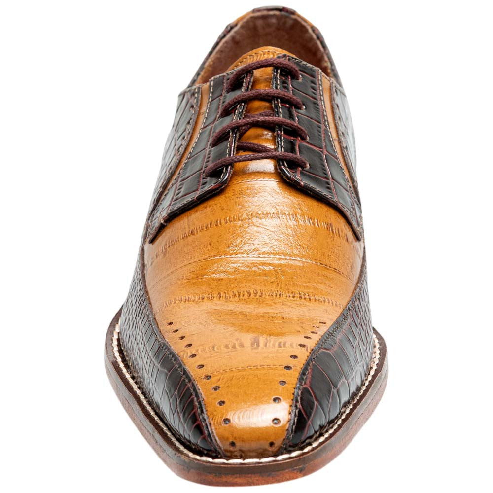 Stacy Adams Talamanco Bike Toe Oxford - Brown Multi