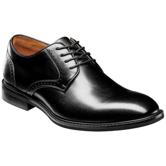Stacy Adams Benson Black Smooth Leather Plain Toe Oxford for Men