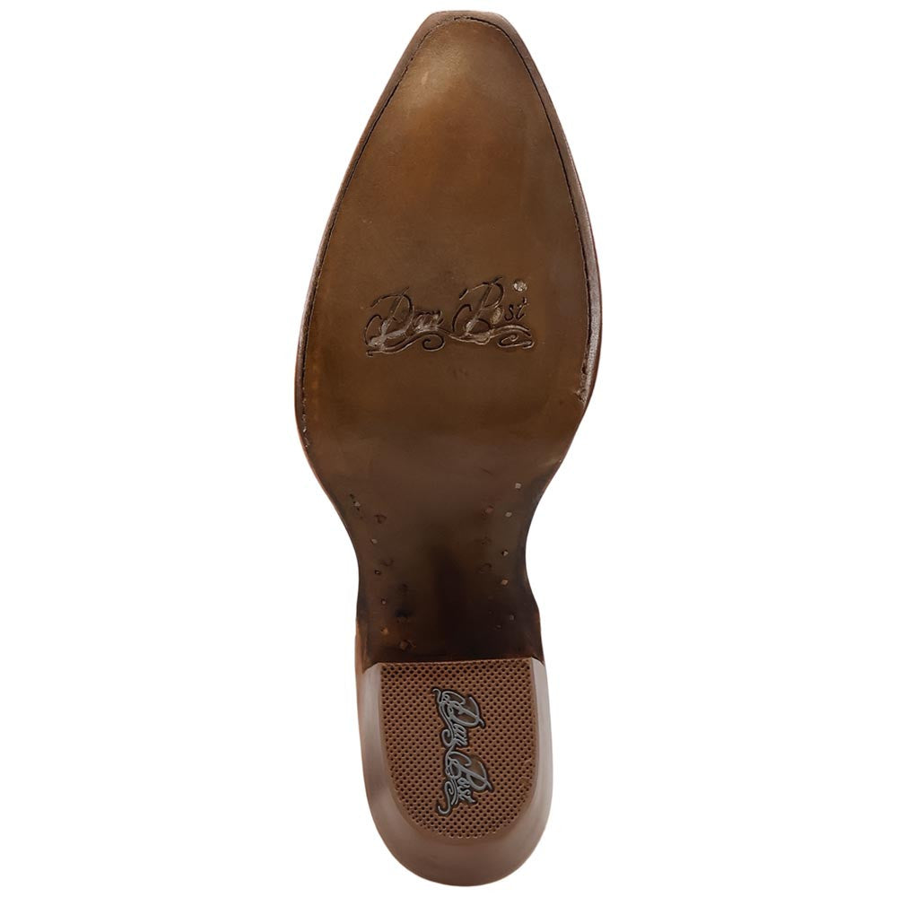 Dan Post Mila White Women's Leather Western Boots