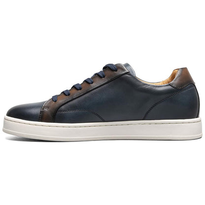 Norwalk Monopoli Lace To Toe Sneaker | Florsheim Navy Multi Dress Sneakers for Men