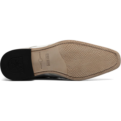 Stacy Adams Tristano Modified Bike Toe Oxford in White