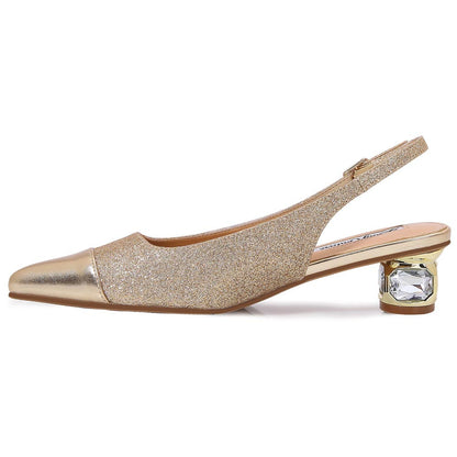 Lady Couture Saphire Pump 1.5” In Gold