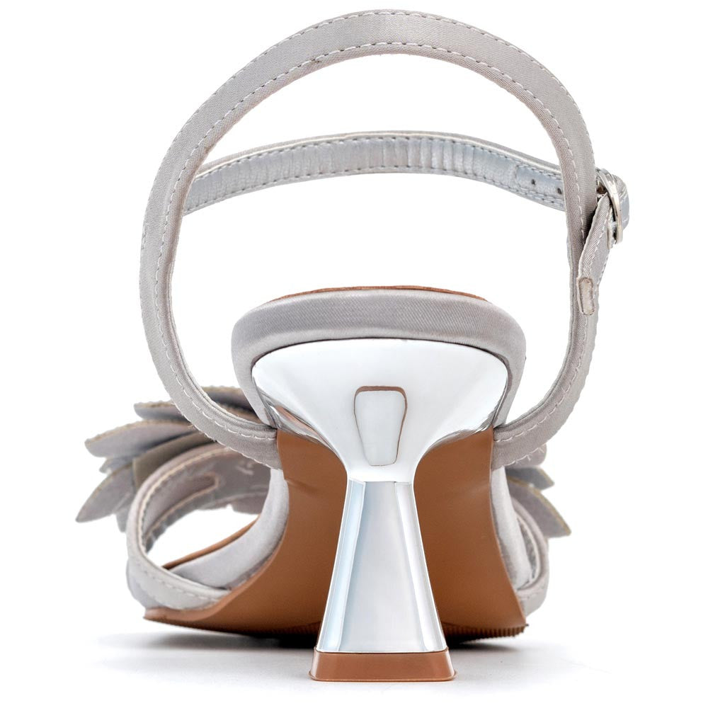 Lady Couture Lori Sandal 2” Heel in Silver