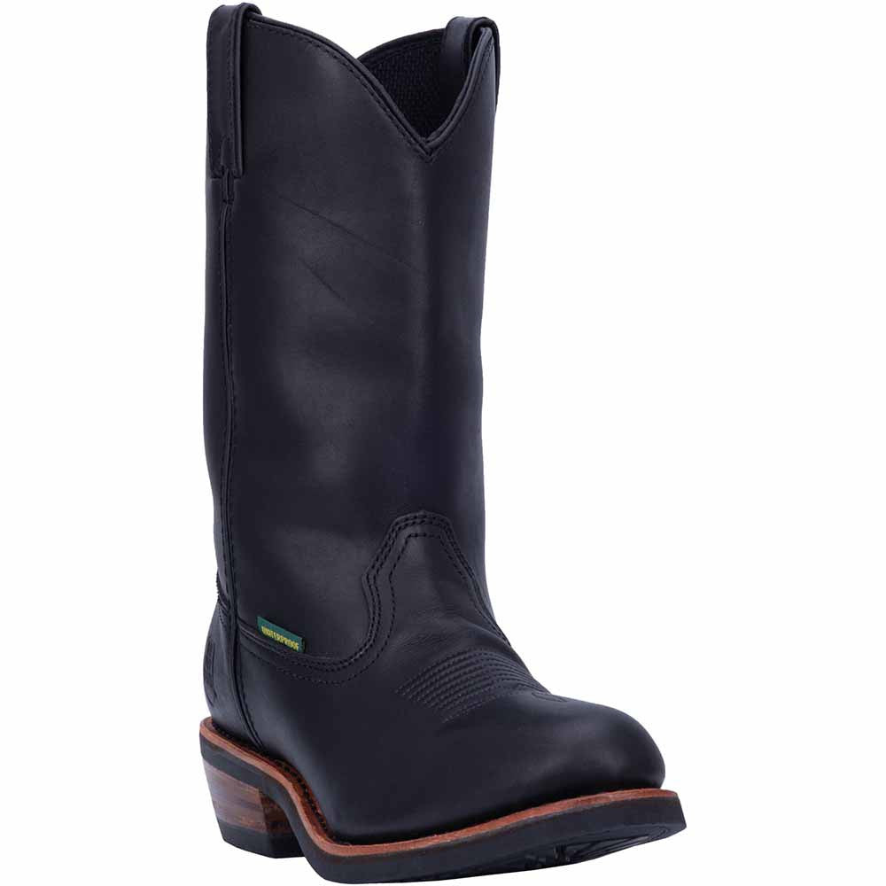 Dan Post Men’s Albuquerque 12” Round Toe Black Leather Cowboy Boot