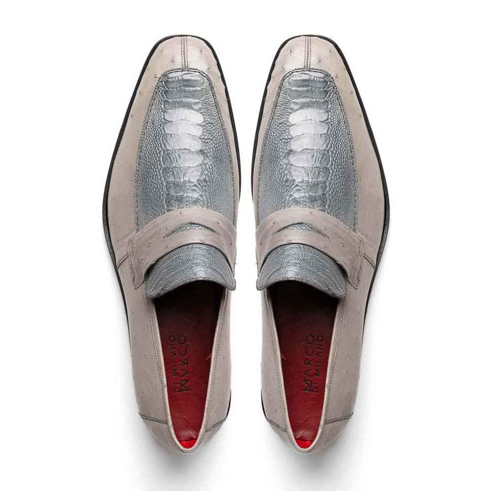 MARCO DI MILANO Fangio Grey Classic Penny Loafer