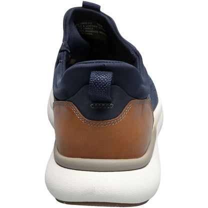 Florsheim Fleet Navy Knit Elastic Lace Men's Sneaker