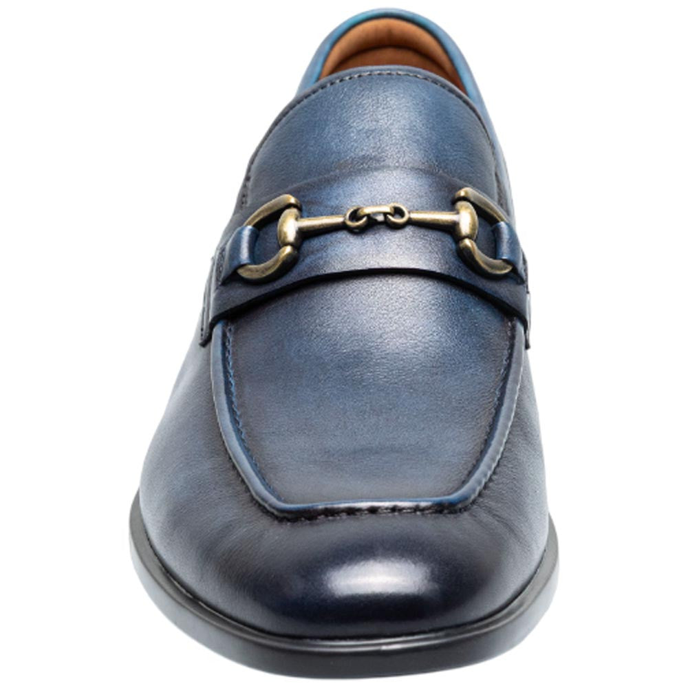 Florsheim Zaffiro Navy Moc Toe Bit Loafer II for Men