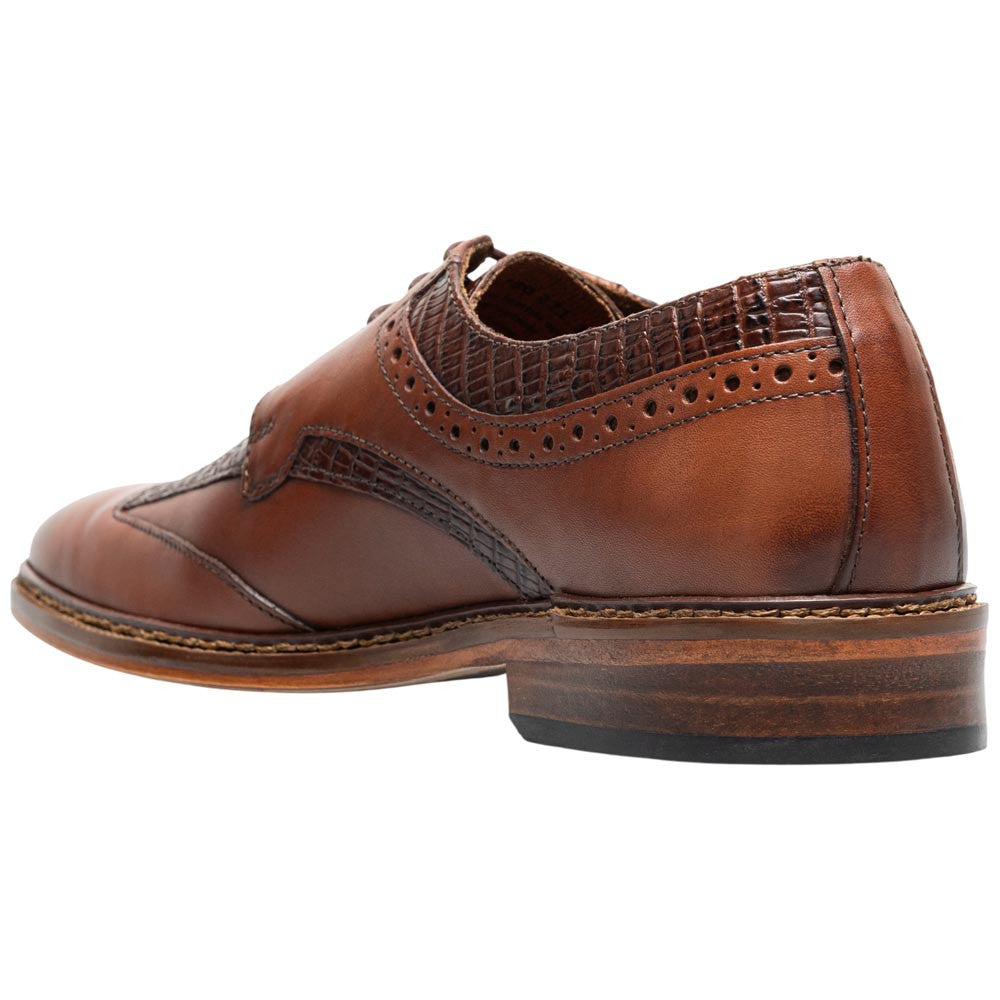 Stacy Adams Gambetta Modified Cap Toe Oxford - Cognac
