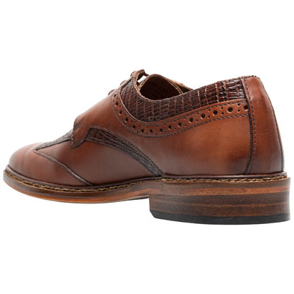 Stacy Adams Gambetta Modified Cap Toe Oxford - Cognac