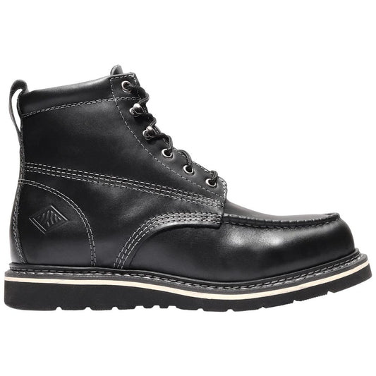 Frontier 6" Moc Toe Jet Black Bonanza Boot for Men