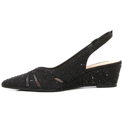 Lady Couture Daniela 2" Wedge Pump in Black