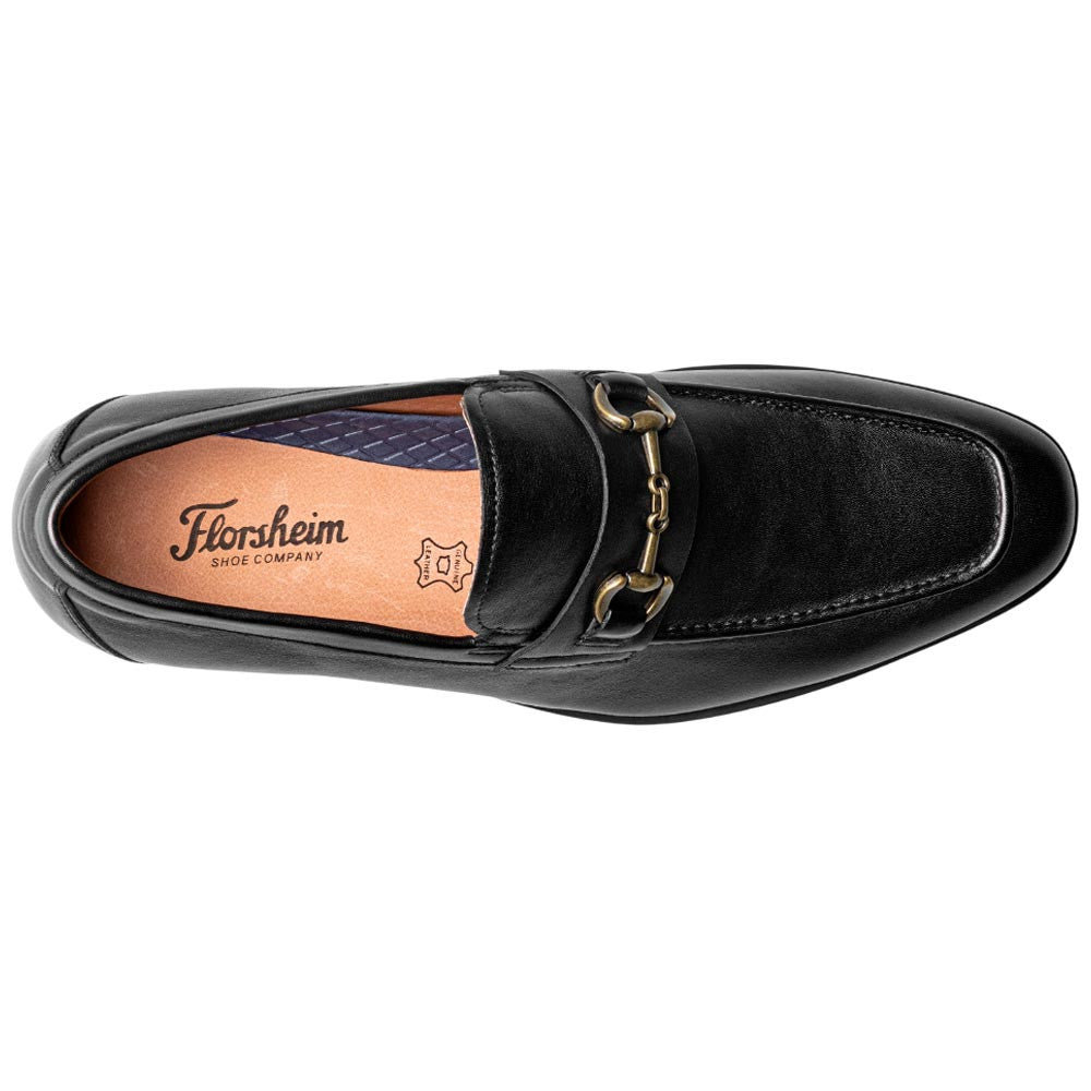 Florsheim Zaffiro Black Moc Toe Bit Loafer II for Men