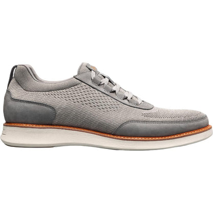 Florsheim Launch Gray Knit Elastic Lace Moc Toe Slip On Men's Shoes