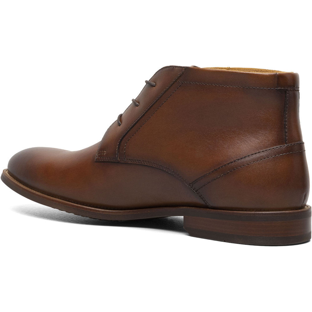 Florsheim Rucci Plain Toe Cognac Chukka Boots