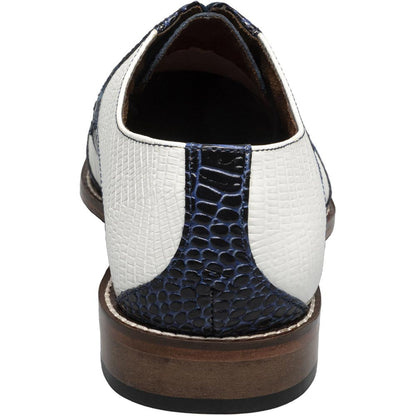 Stacy Adams Tristano Modified Bike Toe Oxford in Blue