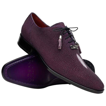 Marco Di Milano Rimini Genuine Stingray Lace-Up Shoe - Purple