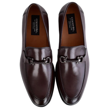 Corrente Men's Horsebit Loafer - Brown