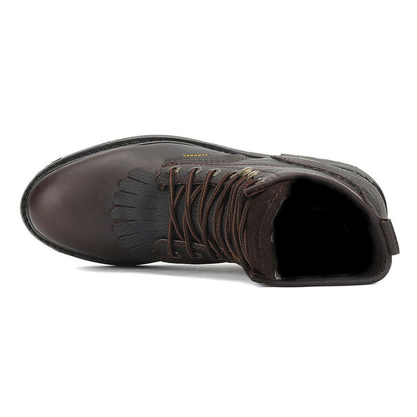 Bonanza Boondocks Brown Round Toe Nubuck Leather Men's Boot