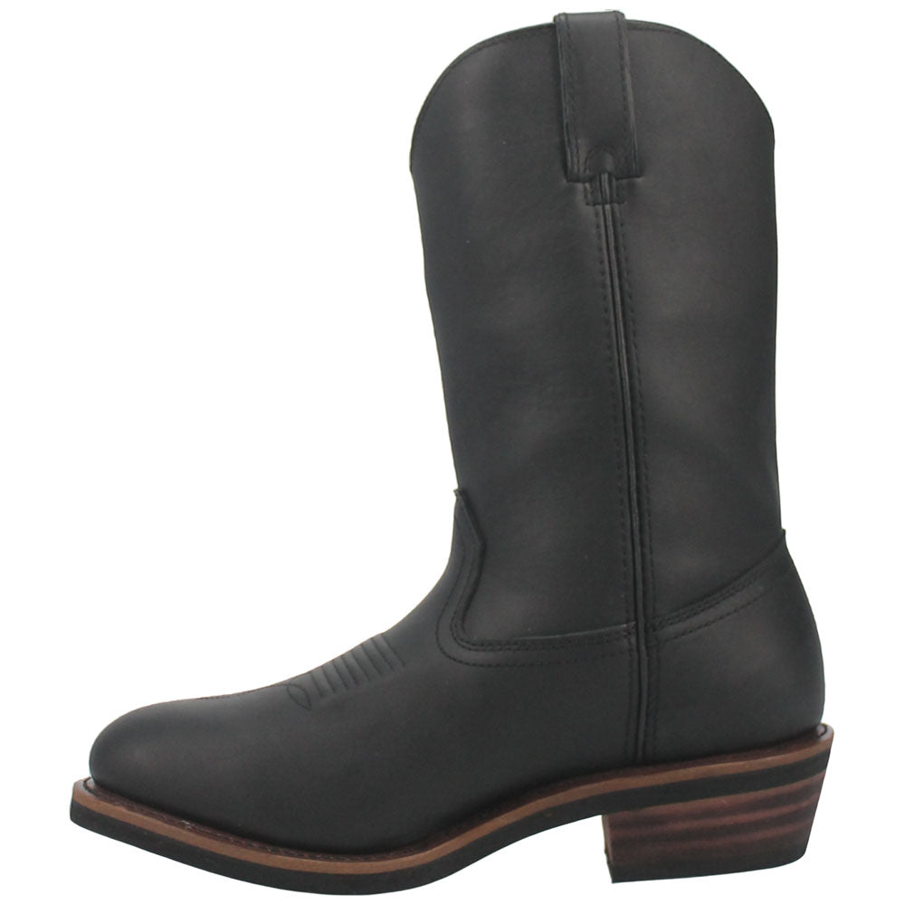 Dan Post Men’s Albuquerque 12” Round Toe Black Leather Cowboy Boot