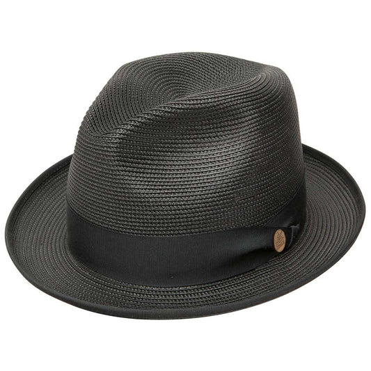 Stetson Latte Black Straw Hat