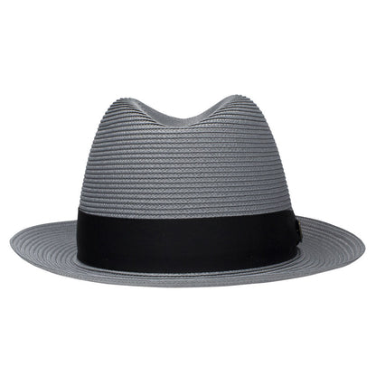 Dobbs Parker Grey Florentine Milan Synthetic Straw Dress Hat
