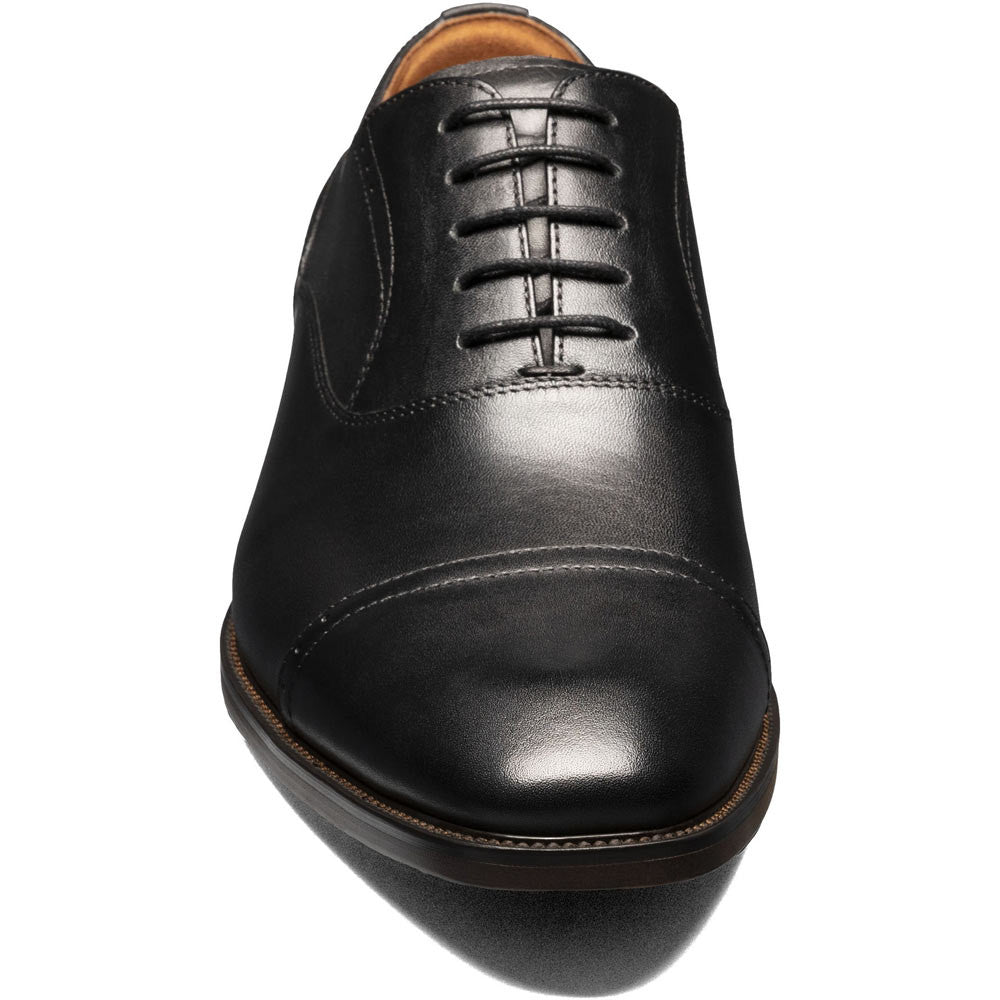 Florsheim Sorrento Black Smooth Leather Cap Toe Oxford Shoes (USA Men Size)