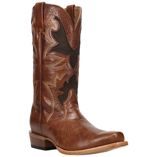 Dan Post Frenchie Men's Tan Leather Western Boot - 13" Shaft, Square Toe
