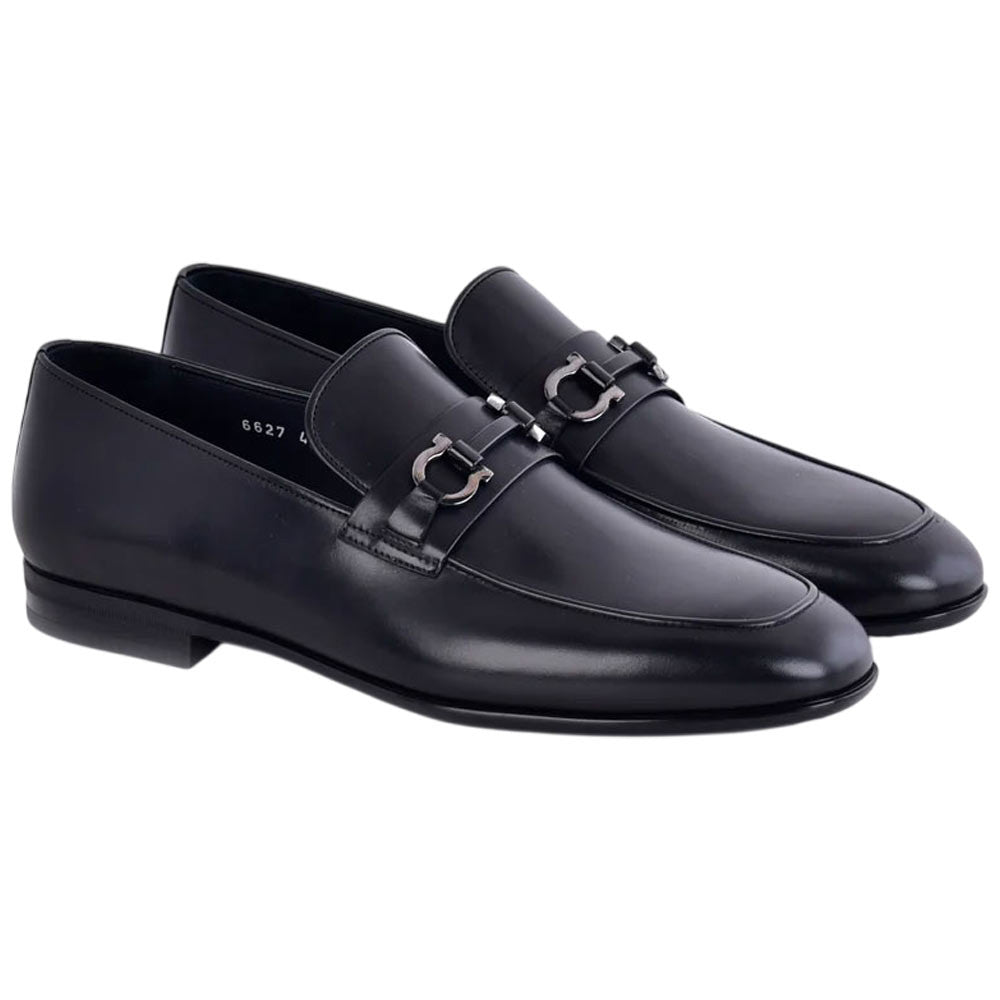 Corrente Men's Horsebit Loafer - Black