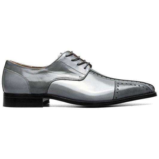 Palmento Modified Cap Toe Oxford | Stacy Adams Dress Shoes in Gray Multi for Men