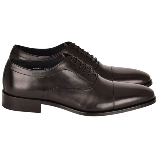 Corrente Men’s Black Suede Cap Toe Lace - Up Loafer - shoeclassix.com