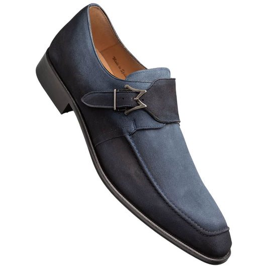 Diesel Burnished Suede Royal Monk Strap | Mezlan Dress Shoes for Men