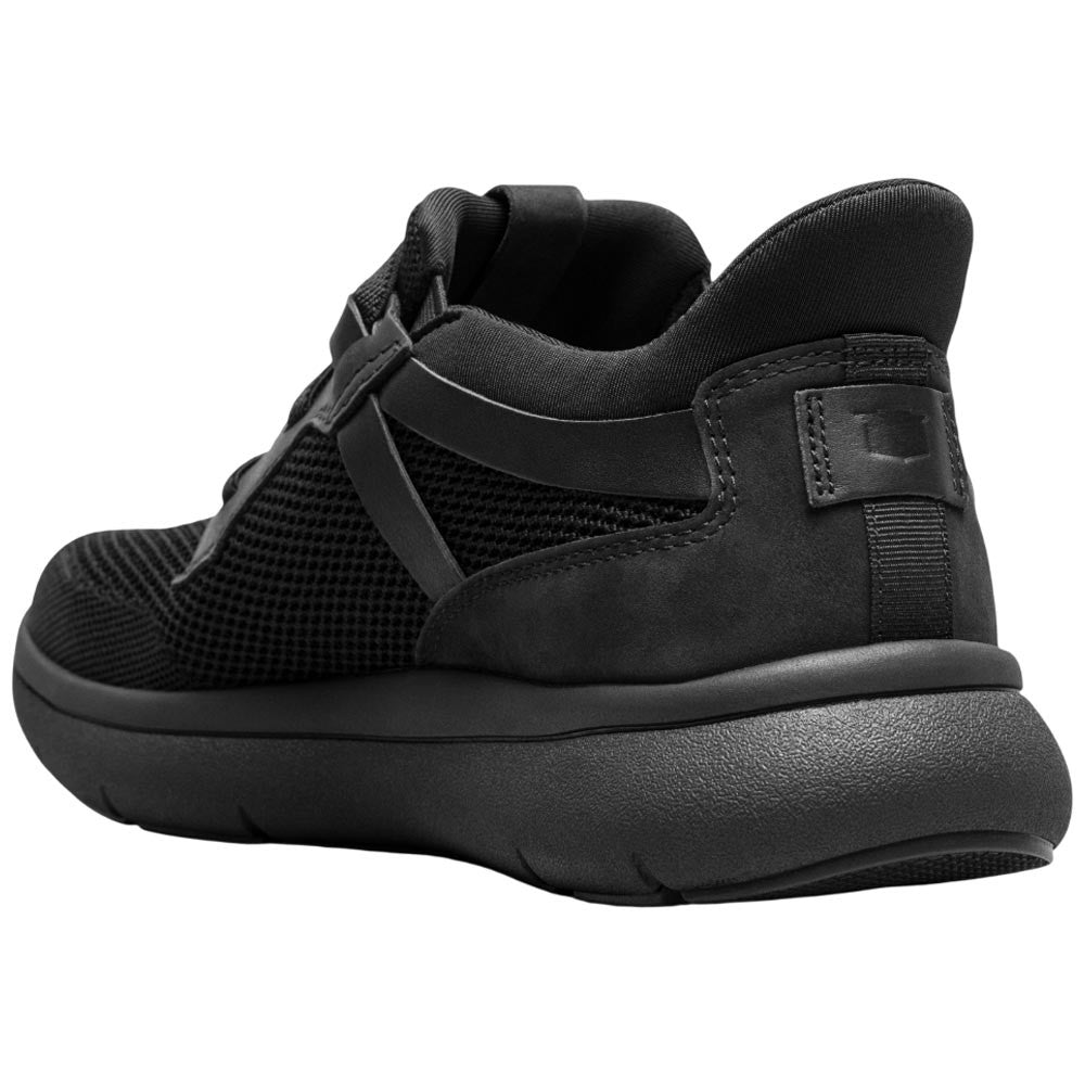 Florsheim Fleet Black Knit Elastic Lace Slip-On Casual Sneaker for Men