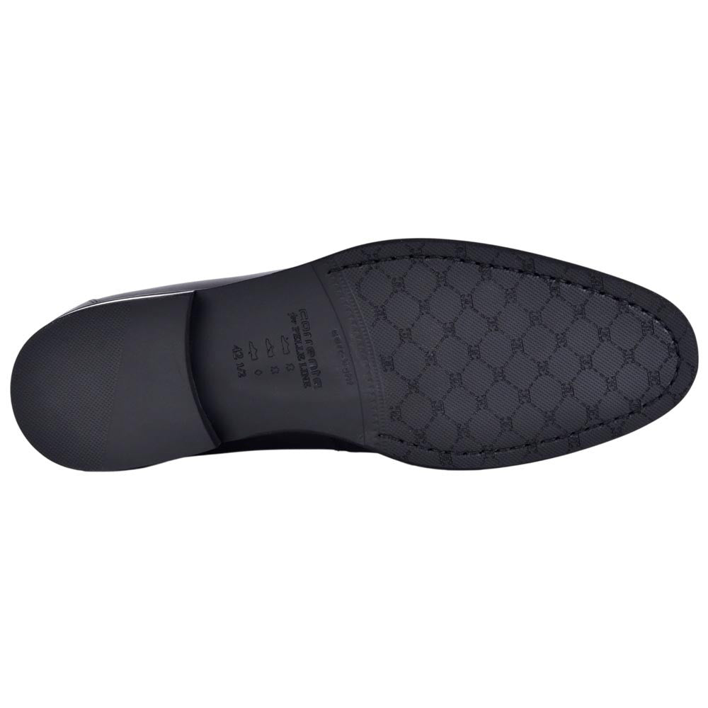 Corrente Men's Horsebit Loafer - Black