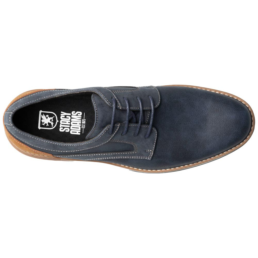 Stacy Adams Phineas Plain Toe Oxford - Navy