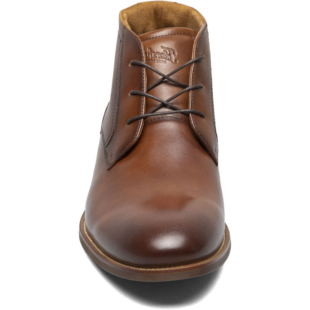 Florsheim Rucci Plain Toe Cognac Chukka Boots