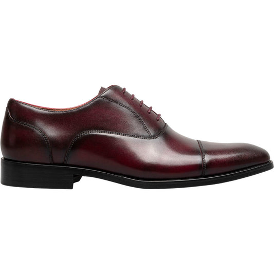 Florsheim Sorrento Burgundy Lux Cap Toe Balmoral Oxford Men's Shoes