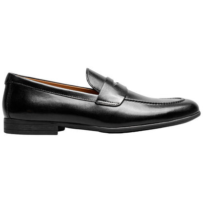Florsheim Modena Moc Toe Black Leather Penny Loafer for Men